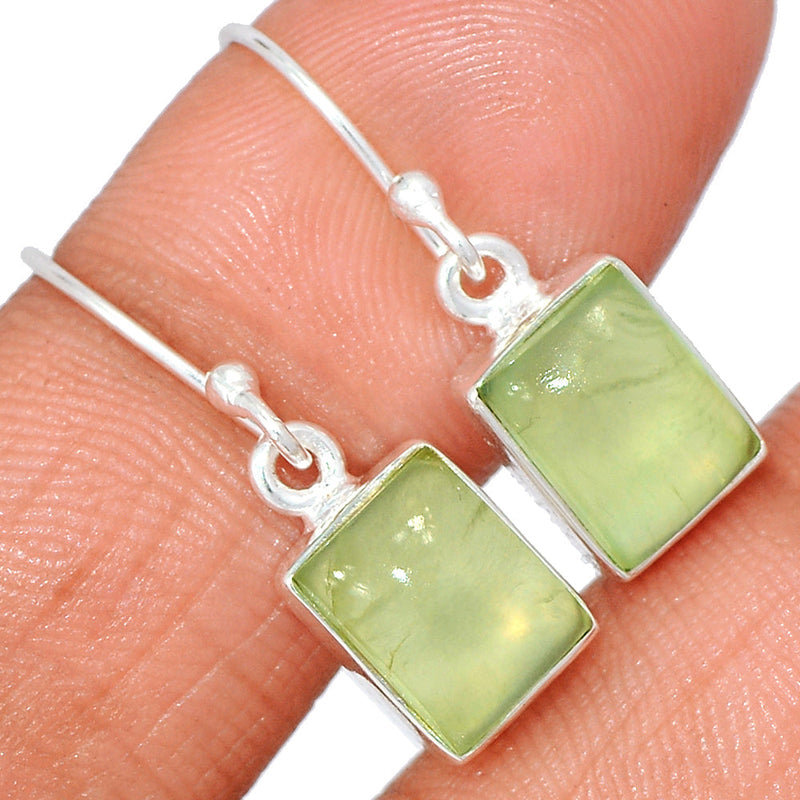 1.1" Prehnite Earrings - PNTE289