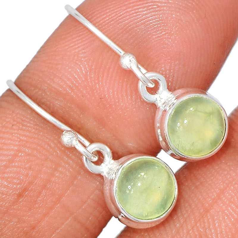 1" Prehnite Earrings - PNTE293