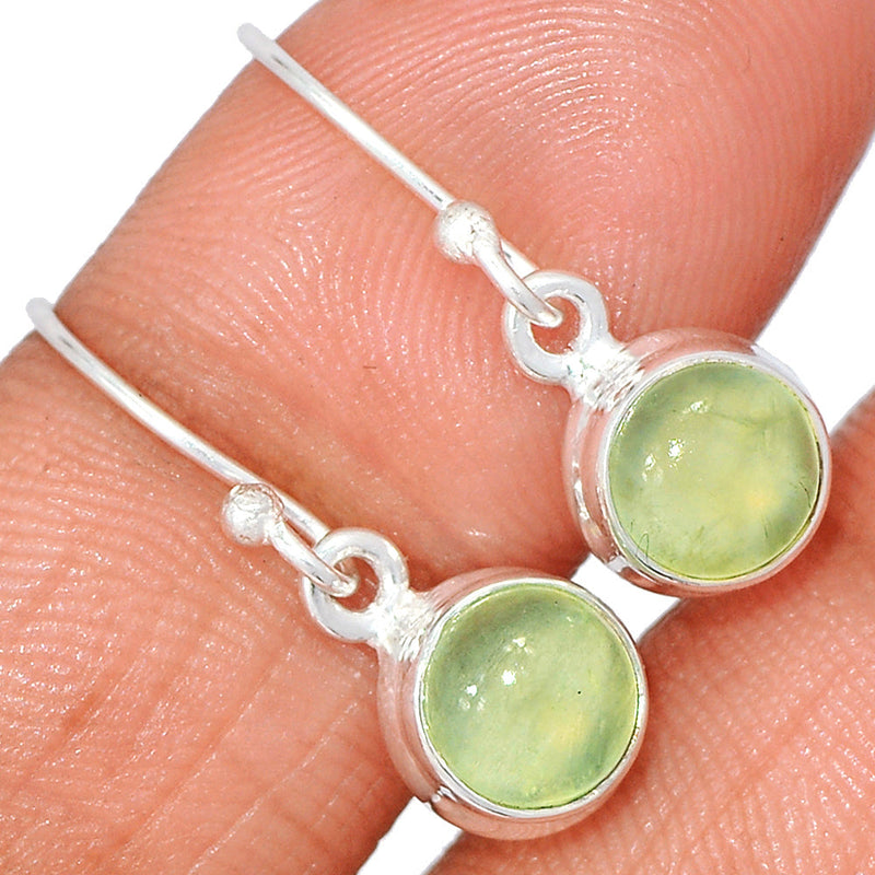 1" Prehnite Earrings - PNTE294