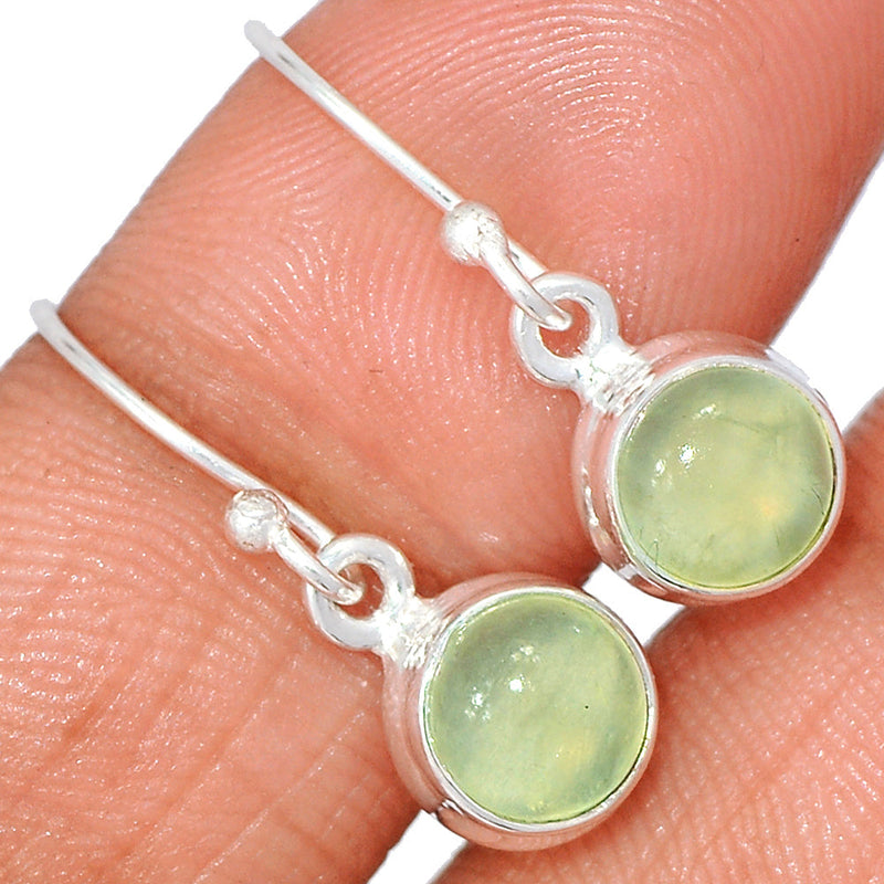 1" Prehnite Earrings - PNTE295