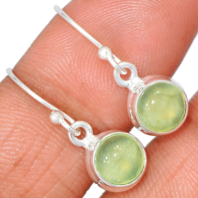 1" Prehnite Earrings - PNTE296