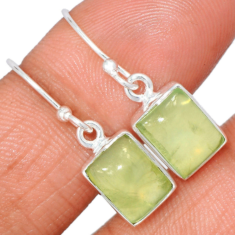 1.1" Prehnite Earrings - PNTE300