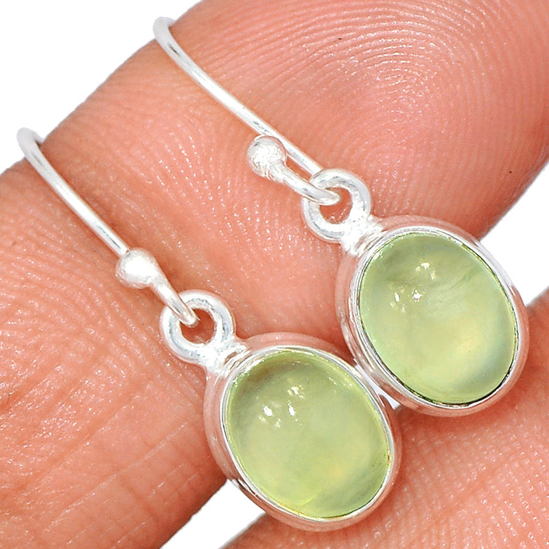 1.1" Prehnite Earrings - PNTE303