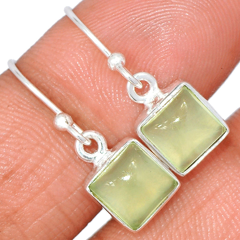 1" Prehnite Earrings - PNTE304