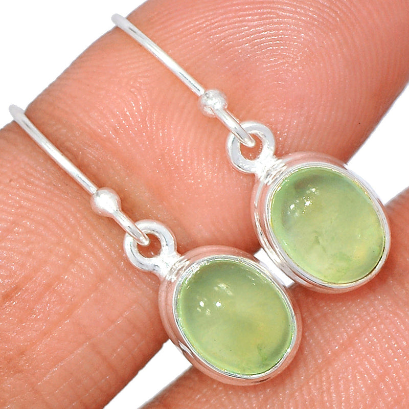 1.1" Prehnite Earrings - PNTE305