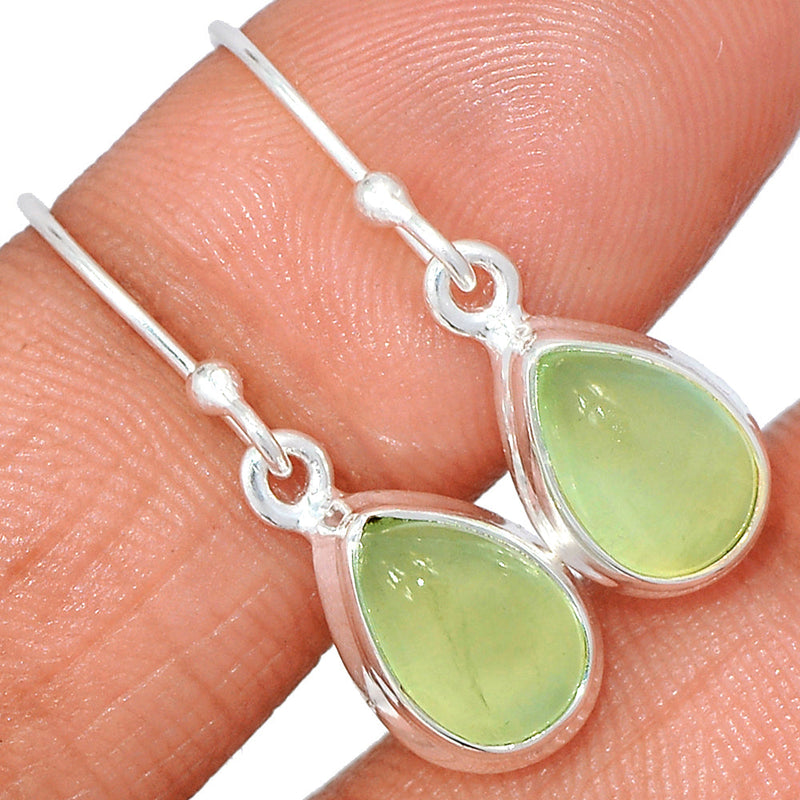 1.1" Prehnite Earrings - PNTE306