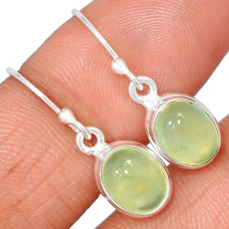 1.1" Prehnite Earrings - PNTE308