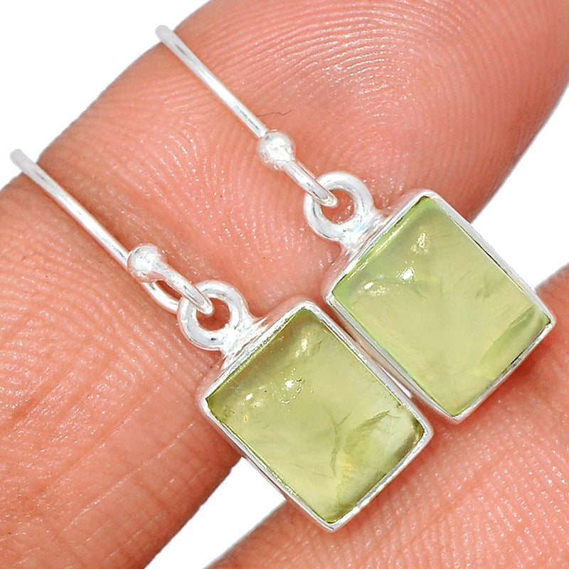 1.1" Prehnite Earrings - PNTE309