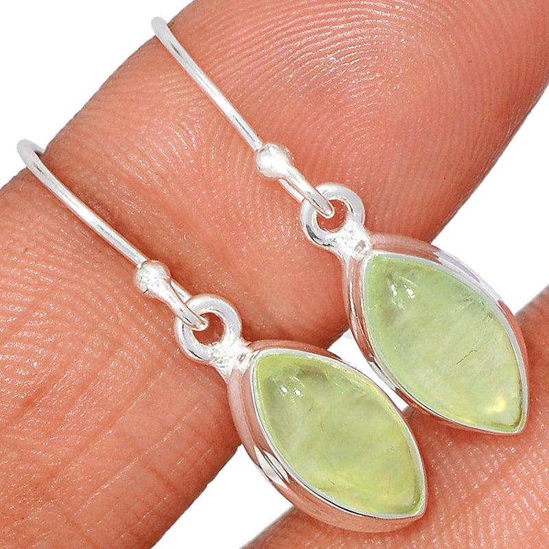 1.1" Prehnite Earrings - PNTE311