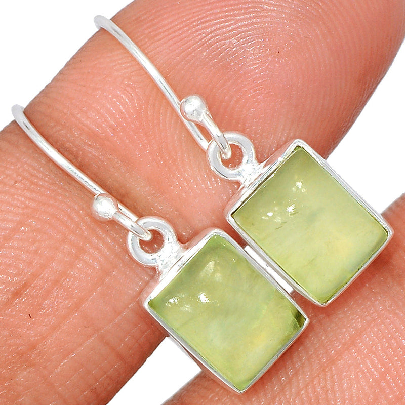 1.1" Prehnite Earrings - PNTE312