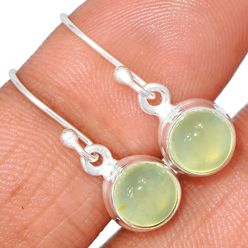 1" Prehnite Earrings - PNTE313