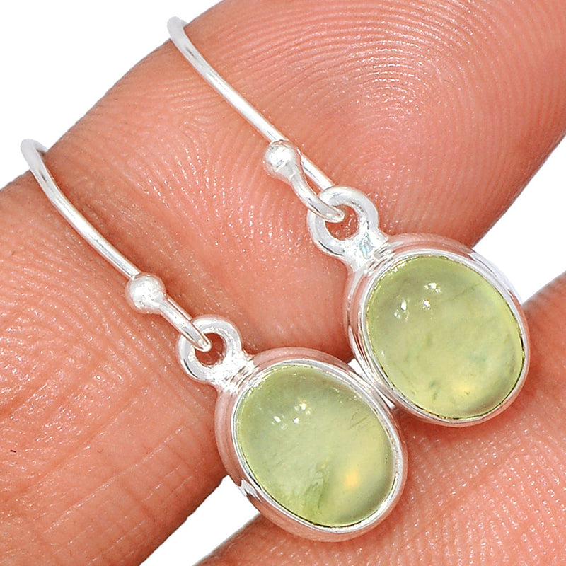 1.1" Prehnite Earrings - PNTE315