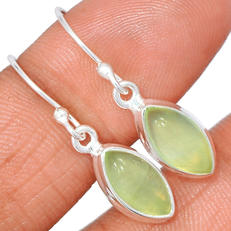 1.2" Prehnite Earrings - PNTE317