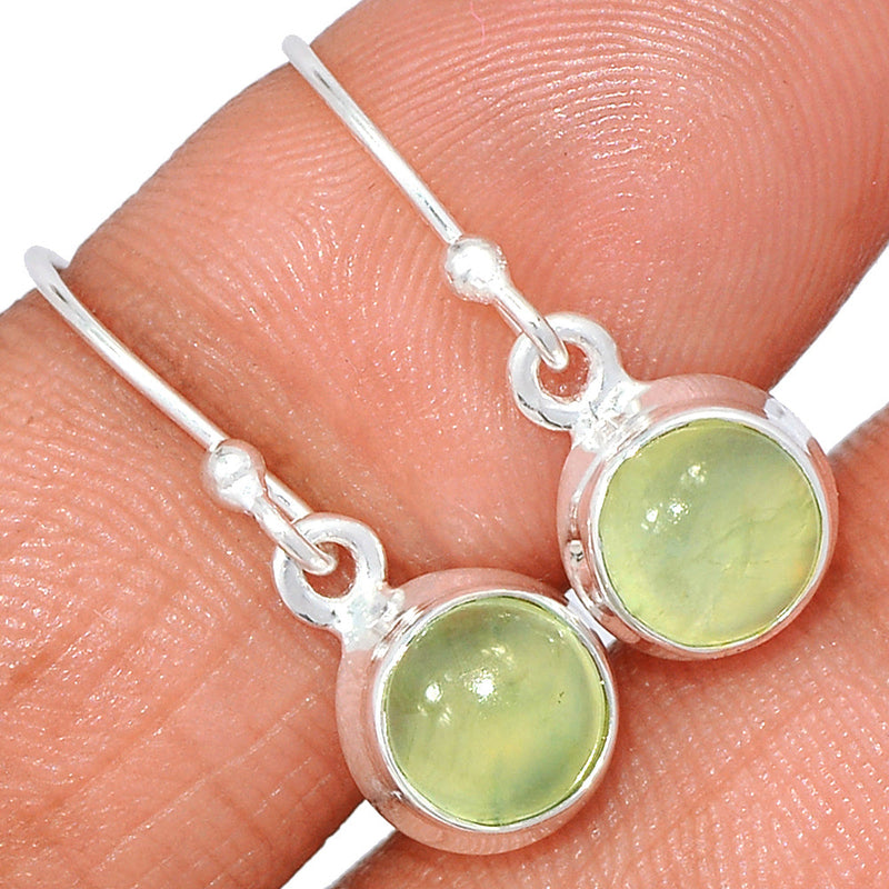 1" Prehnite Earrings - PNTE320