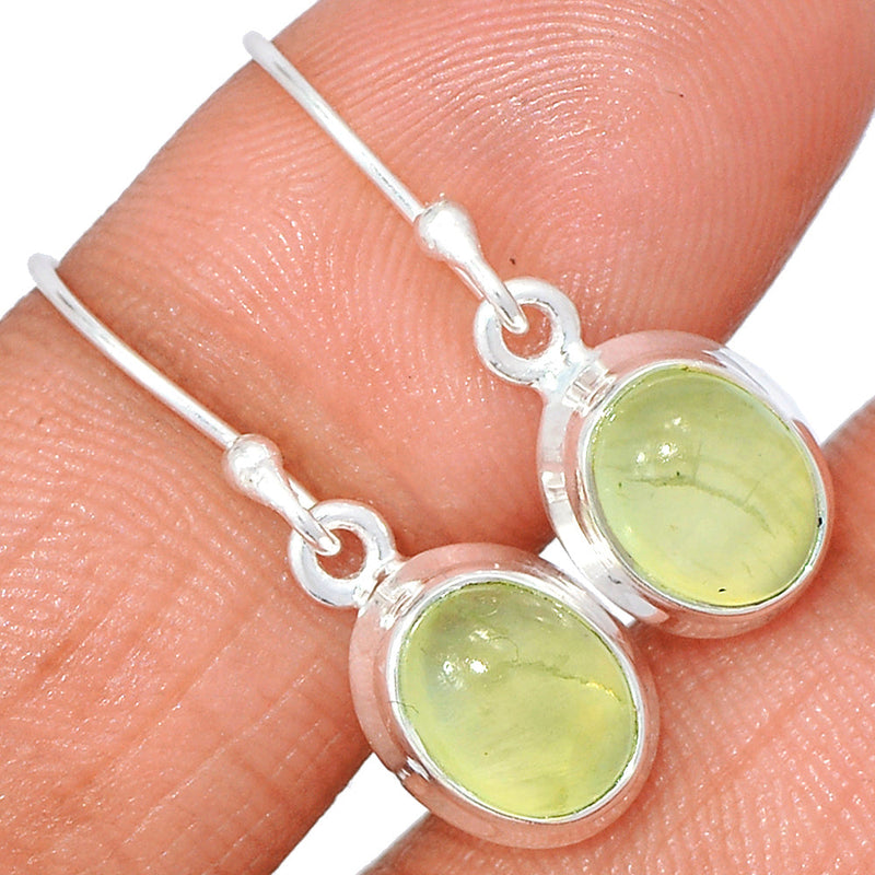 1.1" Prehnite Earrings - PNTE322