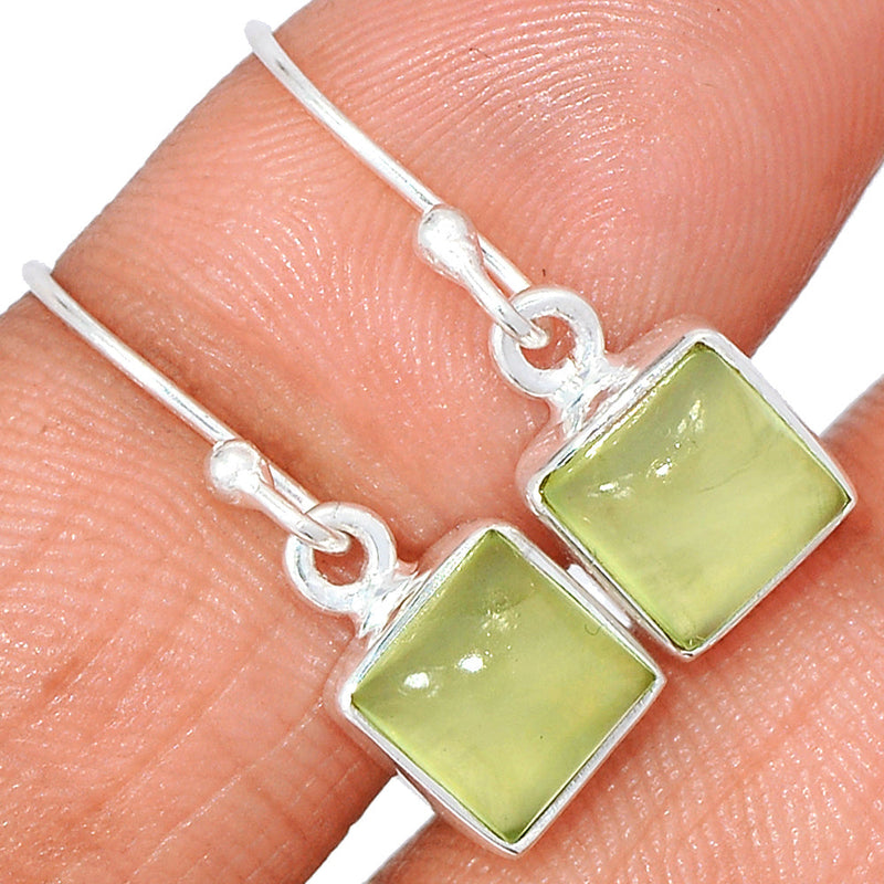 1" Prehnite Earrings - PNTE323