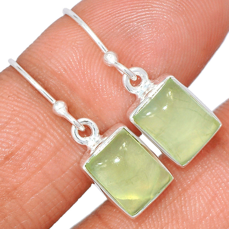 1.1" Prehnite Earrings - PNTE325