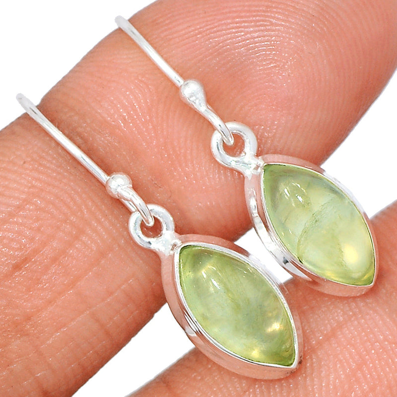 1.2" Prehnite Earrings - PNTE326