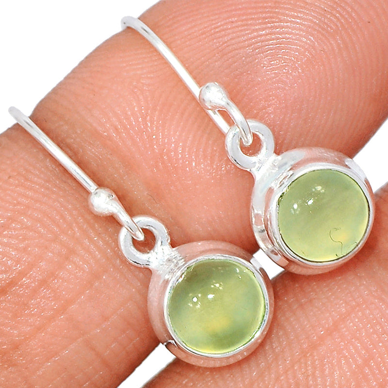 1" Prehnite Earrings - PNTE327