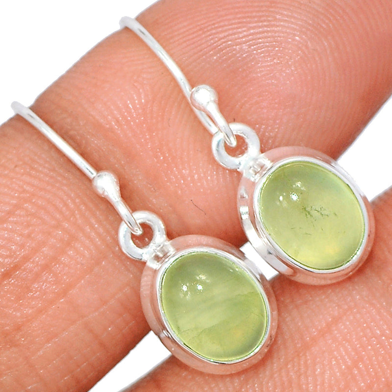 1.1" Prehnite Earrings - PNTE328