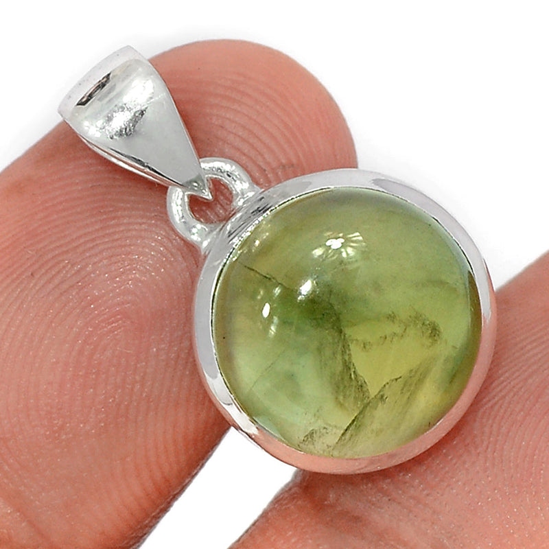 1" Prehnite Pendants - PNTP1173