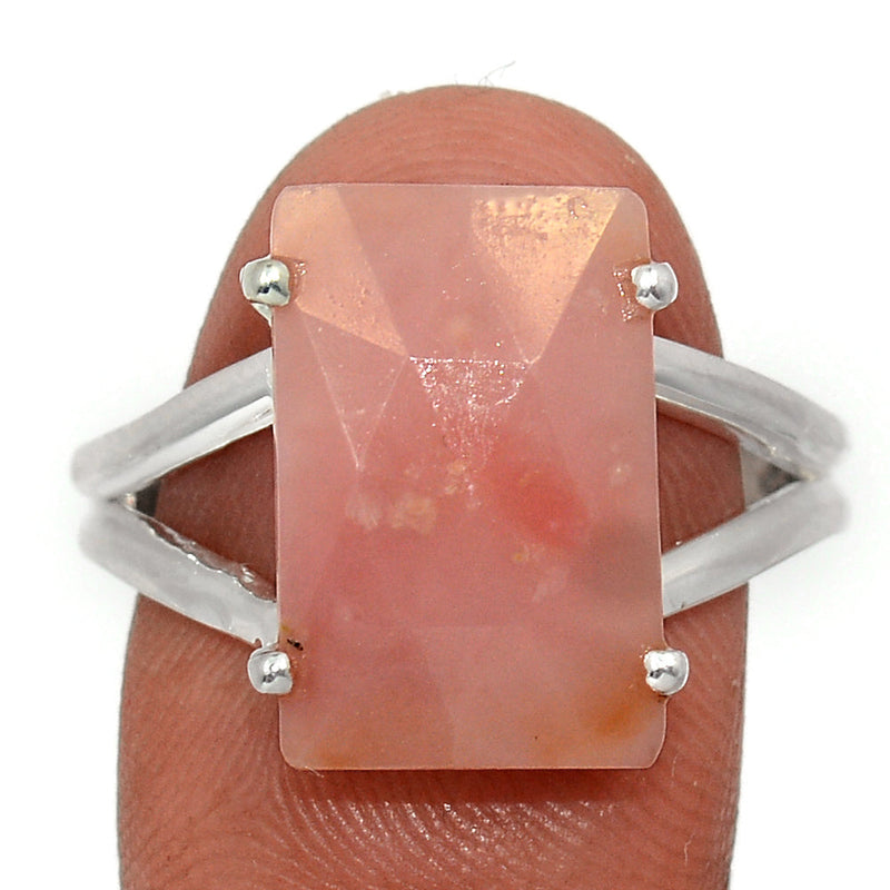 Claw - Pink Opal Faceted Ring - POFR17
