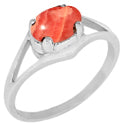 6*8 MM Oval - Rhodochrosite Ring - R5190RDO