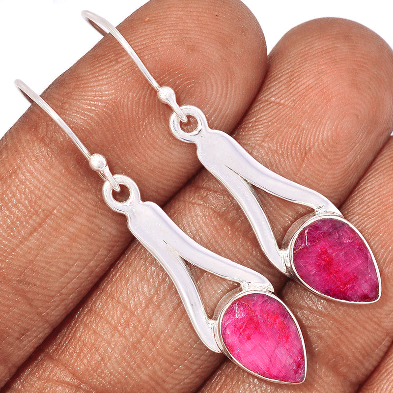 1.8" Ruby Earrings - RBYE2073