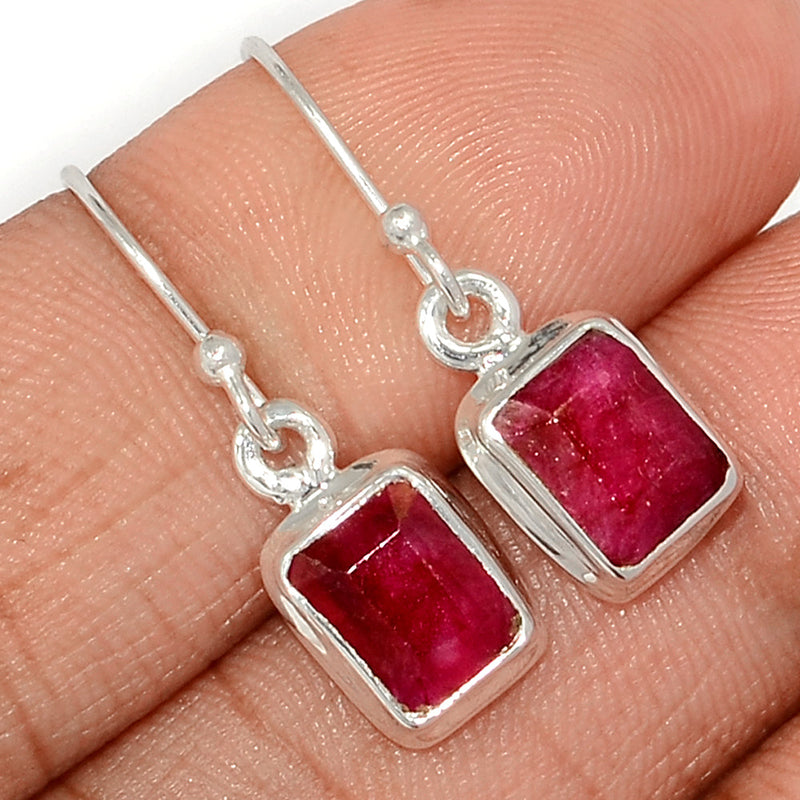 1.1" Ruby Earrings - RBYE2078