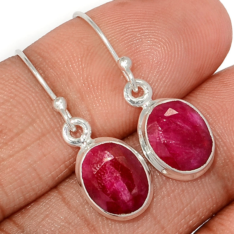 1.2" Ruby Earrings - RBYE2083