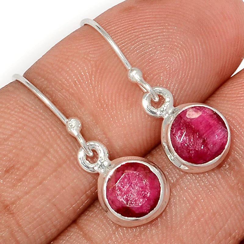 1" Ruby Earrings - RBYE2084