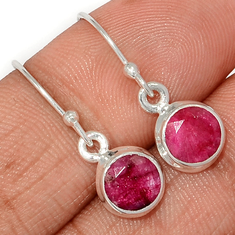 1" Ruby Earrings - RBYE2090