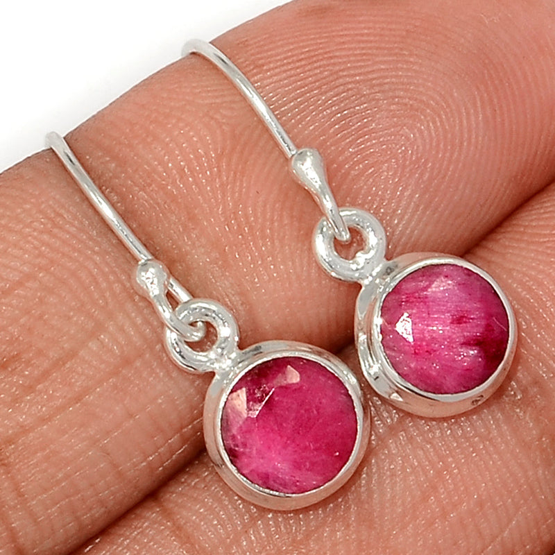 1" Ruby Earrings - RBYE2093