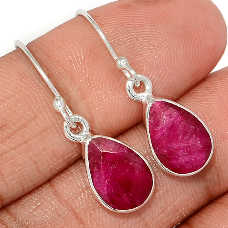 1.2" Ruby Earrings - RBYE2096