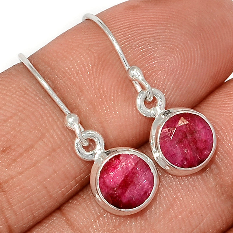 1" Ruby Earrings - RBYE2102