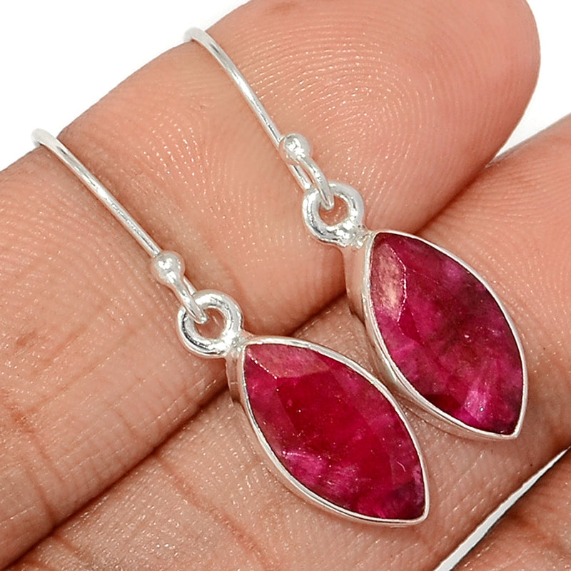 1" Ruby Earrings - RBYE2118