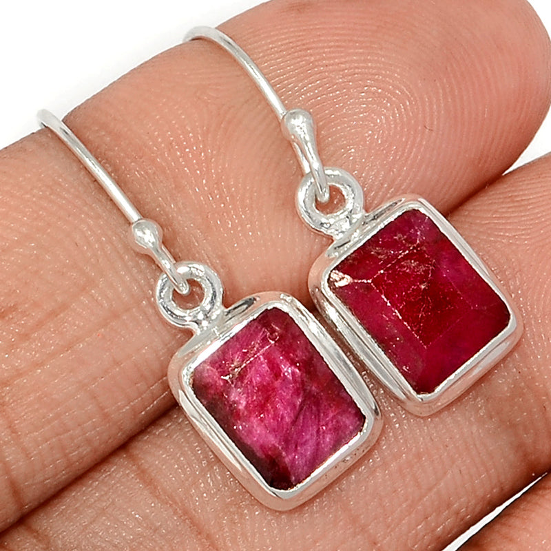 1.2" Ruby Earrings - RBYE2135