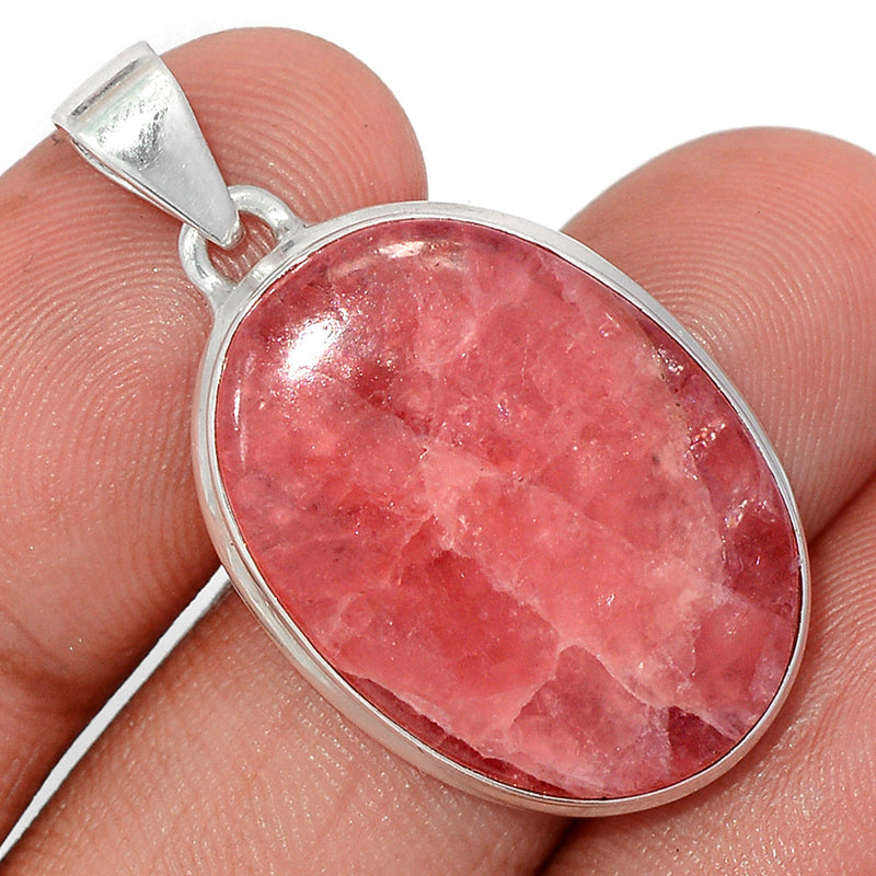 1.5" Rhodochrosite Jelly Pendants - RCJP372