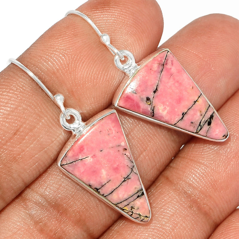 1.5" Rhodonite Earrings - RDNE401