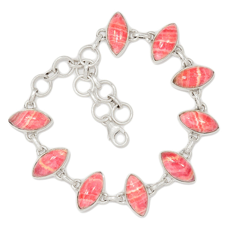 7.8" Rhodochrosite Bracelets - RDOB190