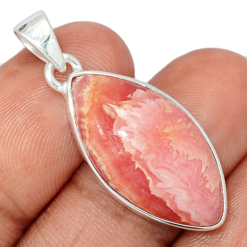 1.5" Rhodochrosite Pendants - RDOP2641