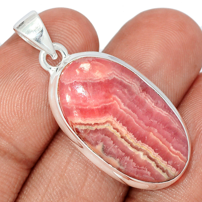 1.5" Rhodochrosite Pendants - RDOP2646