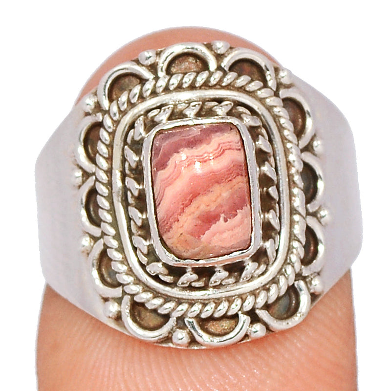 Fine Filigree - Rhodochrosite Ring - RDOR2668