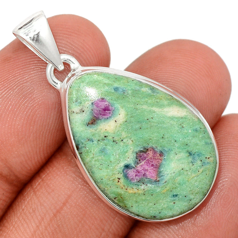 1.5" Ruby In Fuchsite Pendants - RIFP2057