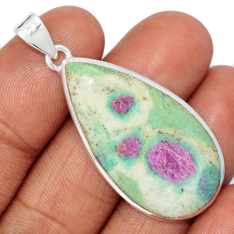 1.8" Ruby In Fuchsite Pendants - RIFP2076