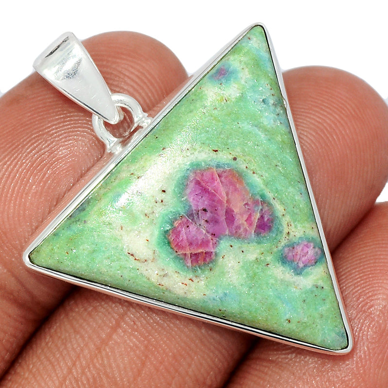 1.5" Ruby In Fuchsite Pendants - RIFP2079