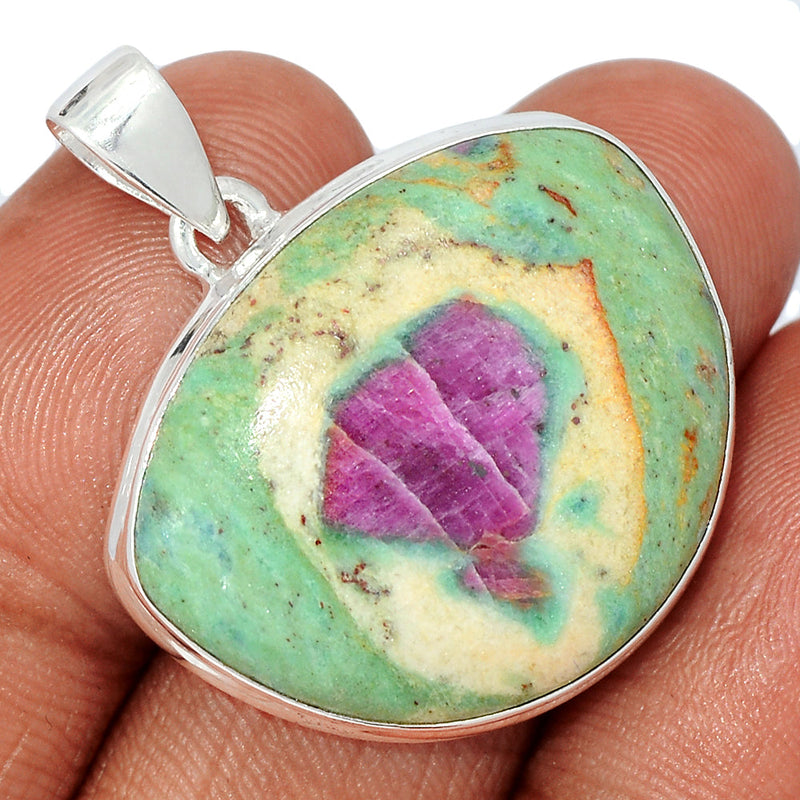 1.3" Ruby In Fuchsite Pendants - RIFP2083