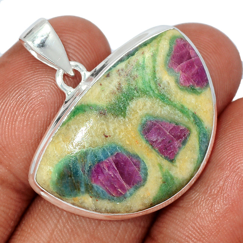 1.3" Ruby In Fuchsite Pendants - RIFP2087