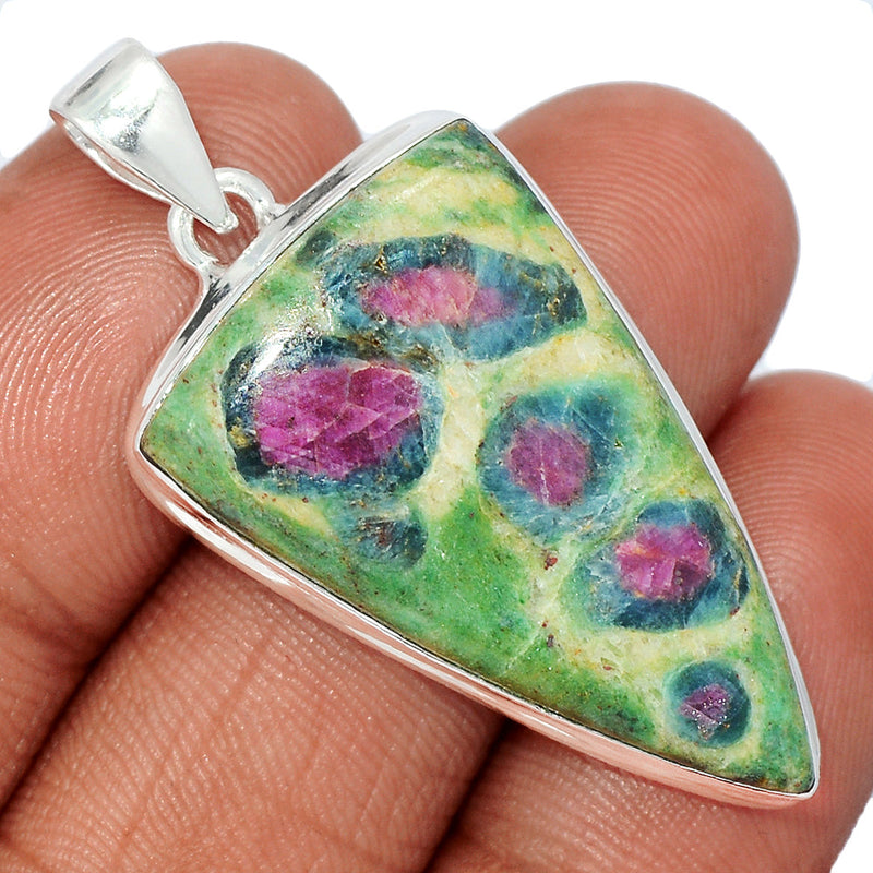 1.7" Ruby In Fuchsite Pendants - RIFP2088