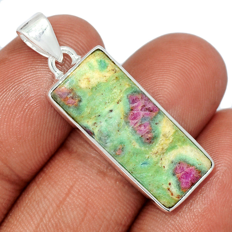 1.5" Ruby In Fuchsite Pendants - RIFP2091